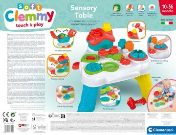 Clementoni Soft Clemmy Yumuşak Blok Duyusal Aktivite Masası