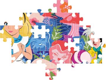Clementoni 25748 Disney Classics Alice Puzzle