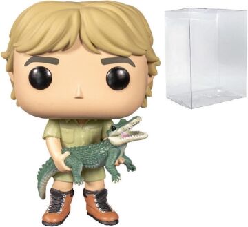 POP Timsah Avcısı - Steve Irwin Funko Vinil Figür (Uyumlu Kutu Koruyucu Kılıf ile Bağlanmıştır)