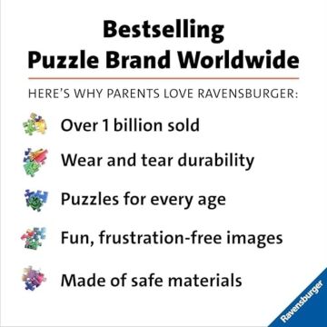 Ravensburger 12899 - Yarış Arabası Mantar Panosu - 100 Parça XXL Çocuk Yapbozu