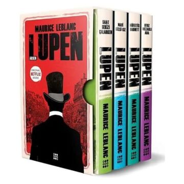 Arsen Lüpen-kutulu Siyah Set (4 Kitap Takım) (Kapak değişebilir)