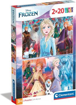 Clementoni - 2x20 Parça Puzzle - Frozen 2