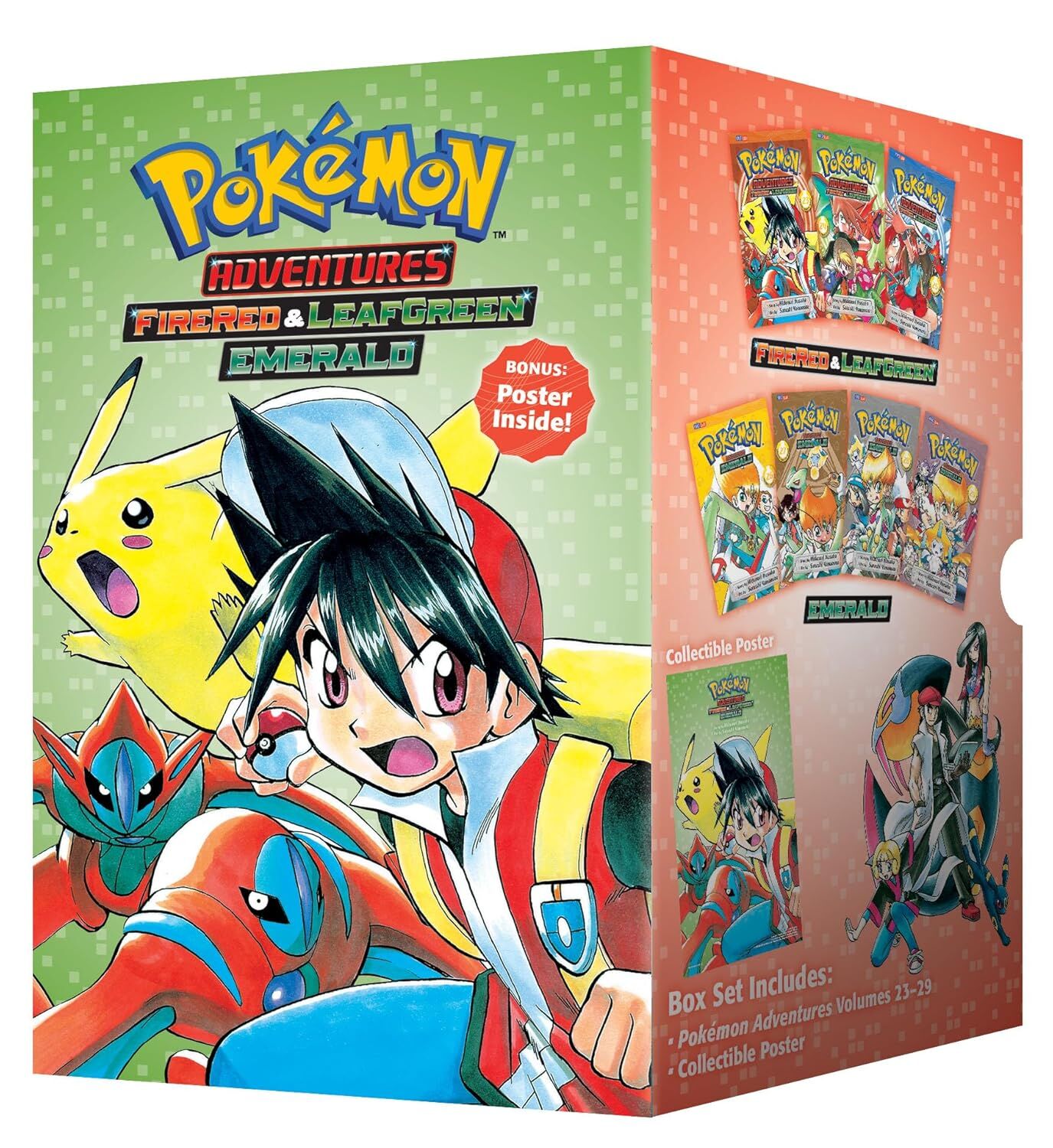 Pokemon Adventures Fire Red & Leaf Green / Emerald Box Set: Includes Volumes 23-29: Includes Vols. 23-29