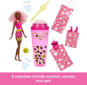 HTJ20 | Pop Reveal Barbie Boba Series - Berry Bliss