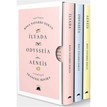 Çocuklar İçin Destanlar Seti - 3 Kitap Takım: İlyada - Odysseia - Aeneis