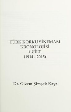 Türk Korku Sineması 1. Cilt (1914-2015)