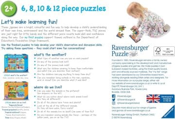 Ravensburger 030576 6/8/10/12p Puzzle Hava Durumu, Çok Renkli