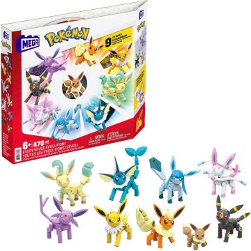 MEGA Pokémon Eevee Dönüşümleri, 6 yaş ve üzeri, GFV85
