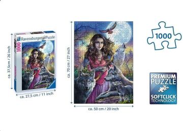 Ravensburger Puzzle 19664 – Patronin kurtlar