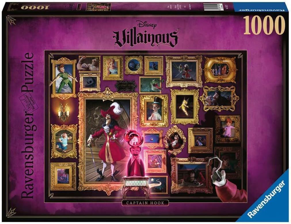 Ravensburger Villainous Captain Hook Yapboz, 1000 Parça