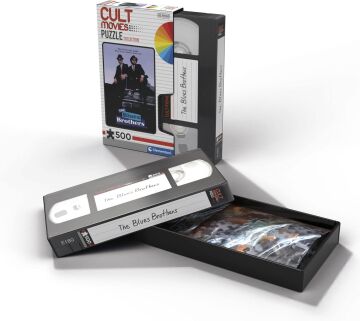 Clementoni - 500 Parça Cult Movies Yetişkin Puzzle - The Blues Brothers - 35109