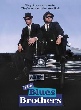 Clementoni - 500 Parça Cult Movies Yetişkin Puzzle - The Blues Brothers - 35109
