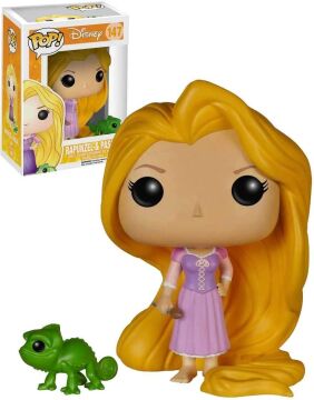 Disney Prensesi: Karışık - Rapunzel & Pascal Funko Pop! Vinil Figür (Uyumlu Pop Box Koruyucu Kılıf ile birlikte)