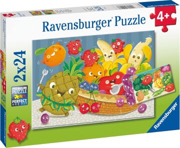 Ravensburger 2x24 Parçalı Puzzle Meyveler