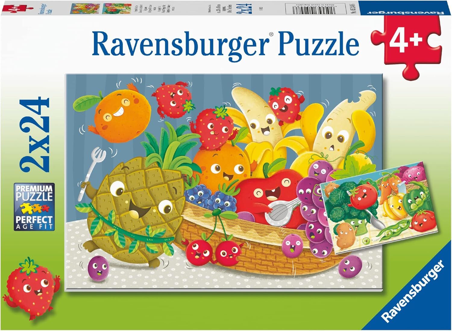 Ravensburger 2x24 Parçalı Puzzle Meyveler