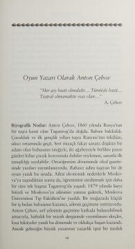 Büyük Oyunlar: İvanov, Orman Cini, Vanya Dayı, Martı, Üç Kızkardeş, Vişne Bahçesi