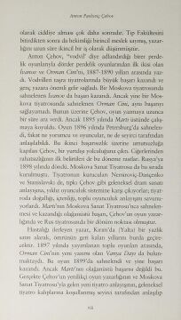 Büyük Oyunlar: İvanov, Orman Cini, Vanya Dayı, Martı, Üç Kızkardeş, Vişne Bahçesi