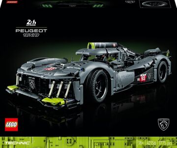 LEGO Technic PEUGEOT 9X8 24H Le Mans Hybrid Hypercar 42156