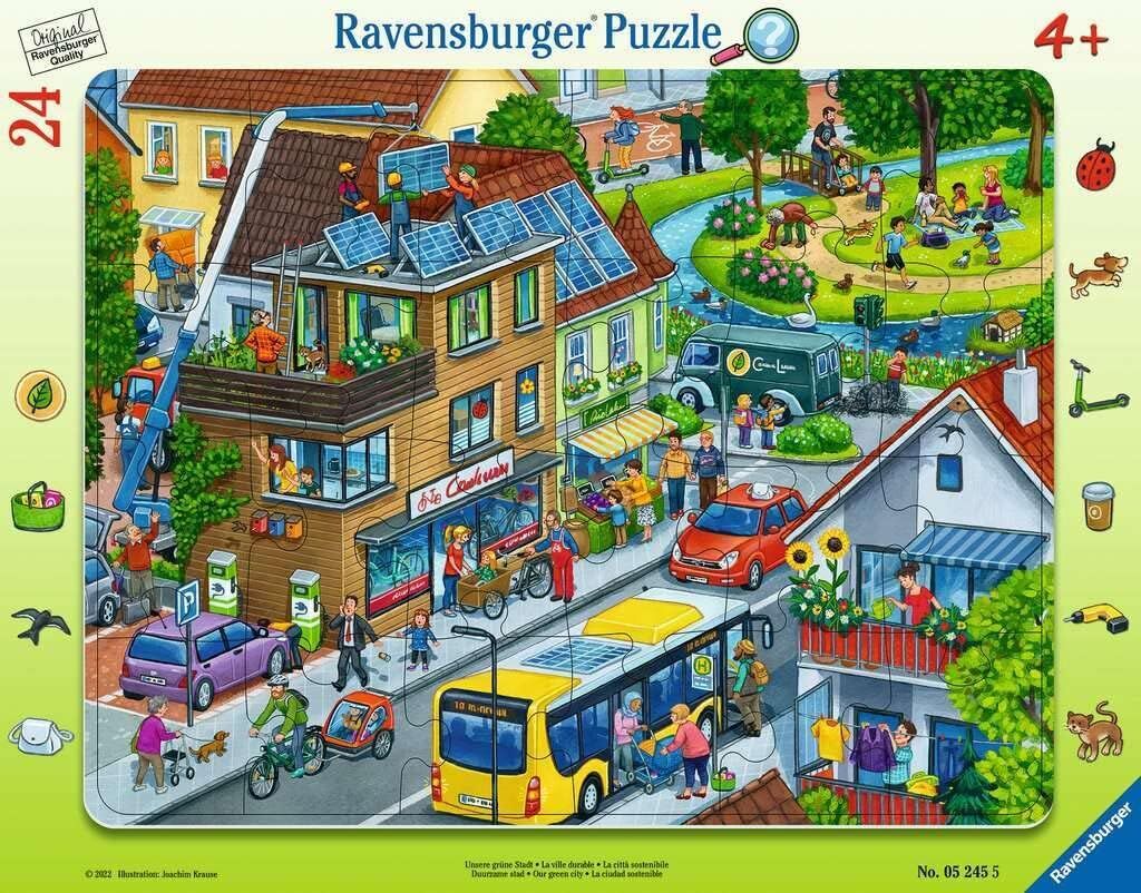 Ravensburger 24 Parçalı Büyük Çerçeveli Puzzle Şehir