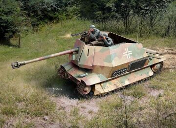 Revell Marder I 7,5cm Pa.K. 40 (Sf.) auf FCM 36(f) Model Kit Askeri Araç
