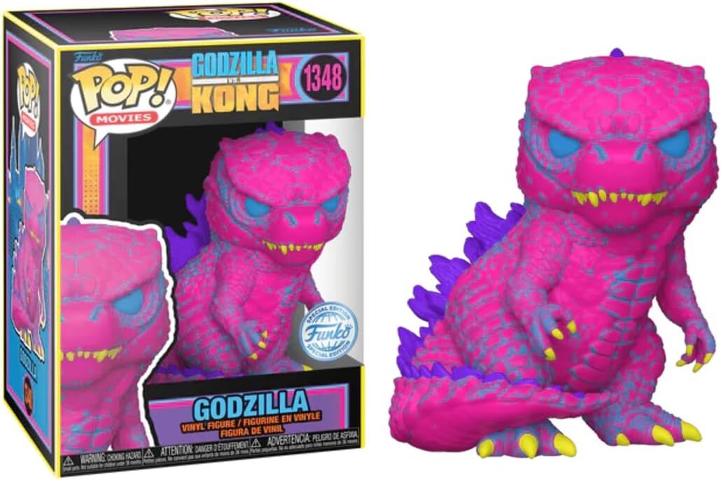 Godzilla vs. Kong Godzilla Black Light Pop! Vinyl Figure - Entertainment Earth Exclusive
