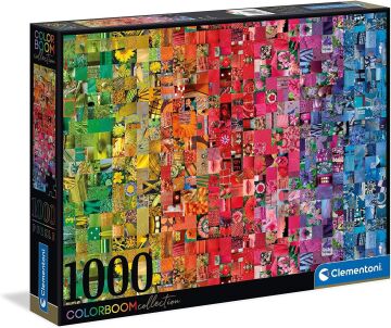Clementoni - 1000 Parça Colorboom Yetişkin Puzzle - Collage