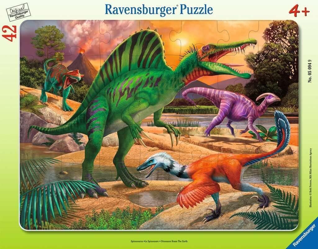 Ravensburger 050949 42p BÇer Puz Spinosaurus, Çok Renkli