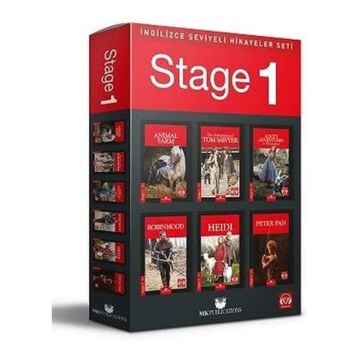 İngilizce Hikaye Seti Stage 1 (6 Kitap Takım)