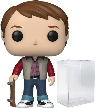 POP Geleceğe Dönüş - Marty McFly 1955 Kaykay Funko Pop ile! Vinil Figür (Uyumlu Pop Box Koruyucu Kılıf ile birlikte), Çok Renkli, 9,5 cm