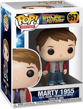 POP Geleceğe Dönüş - Marty McFly 1955 Kaykay Funko Pop ile! Vinil Figür (Uyumlu Pop Box Koruyucu Kılıf ile birlikte), Çok Renkli, 9,5 cm