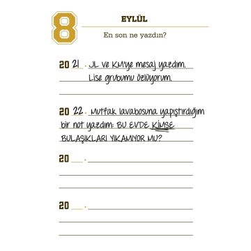Her Güne Bir Soru: Üniversiteliler İçin: 365 Soru - 4 Yıl - 1460 Anı