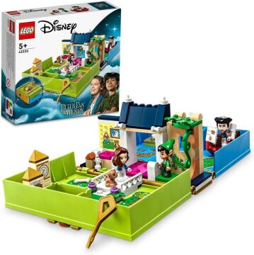 LEGO │ Disney Peter Pan ve Wendy'nin Hikaye Kitabı Macerası 43220 - 5 Yaş ve Üzeri Çocuklar İçin Yaratıcı Oyuncak Yapım Seti (111 Parça)