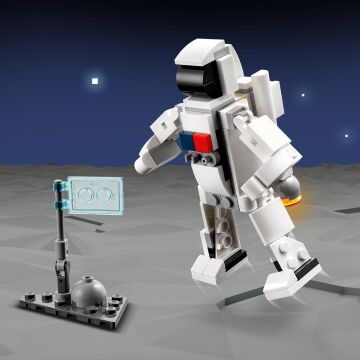 LEGO Creator Uzay Mekiği 31134-6 Yaş ve Üzeri Çocuklar İçin Astronot ve Uzay Gemisi Modelleri İçeren Yaratıcı Oyuncak Yapım Seti (144 Parça)