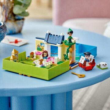 LEGO │ Disney Peter Pan ve Wendy'nin Hikaye Kitabı Macerası 43220 - 5 Yaş ve Üzeri Çocuklar İçin Yaratıcı Oyuncak Yapım Seti (111 Parça)