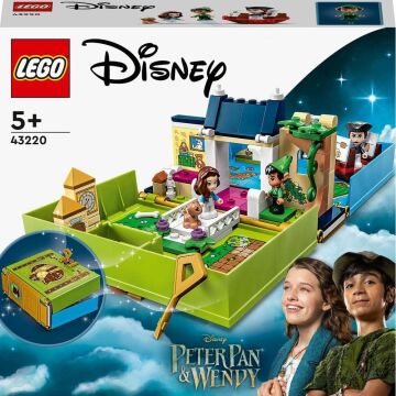 LEGO │ Disney Peter Pan ve Wendy'nin Hikaye Kitabı Macerası 43220 - 5 Yaş ve Üzeri Çocuklar İçin Yaratıcı Oyuncak Yapım Seti (111 Parça)