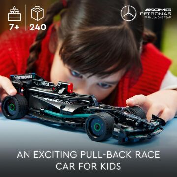 LEGO® Technic Mercedes-AMG F1 W14 E Performance Pull-Back 42165-7 Yaş ve Üzeri Çocuklar için Koleksiyonluk Yaratıcı Yarış Arabası Model Yapım Seti (240 Parça)