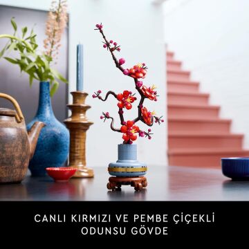 LEGO Icons Erik Çiçeği 10369 - Yetişkinler için Bakım Gerektirmeyen Dekoratif Bitki Yapım Seti (327 Parça)