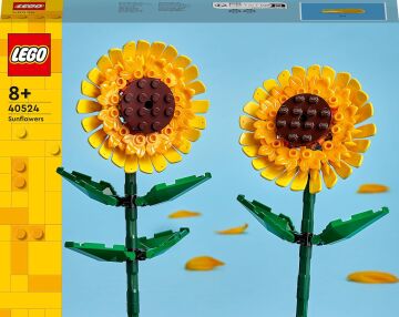 LEGO Iconic Ayçiçeği 40524 - Dekoratif, Koleksiyonluk ve Sergilenebilir Çiçek Modeli Yapım Seti (191 Parça)