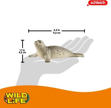 Schleich 14801 Fok Oyuncak Figürü, Çok Renkli