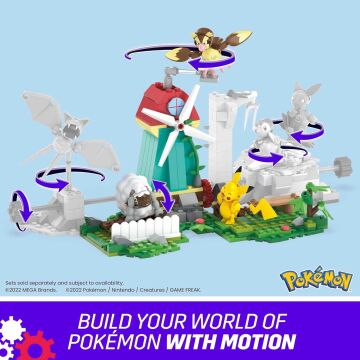 MEGA Pokémon Yel Değirmeni Kasabası Seti, 7 yaş ve üzeri, HKT21