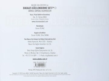 Yeni Neuro Via Sistemi İle Dikkati Güçlendirme Seti 5 Yaş (3 Kitap Karton Kutu)