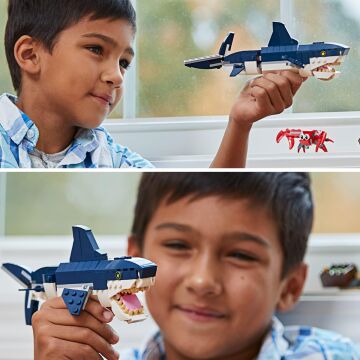 LEGO Creator 3’ü 1 arada Derin Deniz Yaratıkları 31088-7 Yaş ve Üzeri Deniz Seven Çocuklar İçin Yaratıcı Yapım Seti (230 Parça)