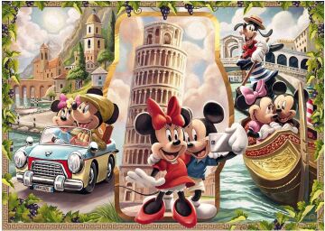 Ravensburger Disney Mickey Mouse: Tatil Mickey ve Minnie 1000 Parça Bulmaca