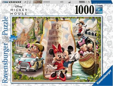 Ravensburger Disney Mickey Mouse: Tatil Mickey ve Minnie 1000 Parça Bulmaca