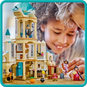 LEGO │ Disney Kral Magnifico’nun Kalesi 43224-7 Yaş ve Üzeri Çocuklar için Detaylı bir Kale İçeren Yaratıcı Oyuncak Yapım Seti 613 Parça