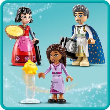 LEGO │ Disney Kral Magnifico’nun Kalesi 43224-7 Yaş ve Üzeri Çocuklar için Detaylı bir Kale İçeren Yaratıcı Oyuncak Yapım Seti 613 Parça