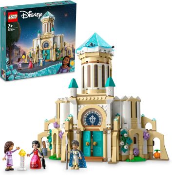 LEGO │ Disney Kral Magnifico’nun Kalesi 43224-7 Yaş ve Üzeri Çocuklar için Detaylı bir Kale İçeren Yaratıcı Oyuncak Yapım Seti 613 Parça