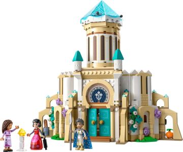 LEGO │ Disney Kral Magnifico’nun Kalesi 43224-7 Yaş ve Üzeri Çocuklar için Detaylı bir Kale İçeren Yaratıcı Oyuncak Yapım Seti 613 Parça