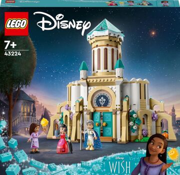LEGO │ Disney Kral Magnifico’nun Kalesi 43224-7 Yaş ve Üzeri Çocuklar için Detaylı bir Kale İçeren Yaratıcı Oyuncak Yapım Seti 613 Parça