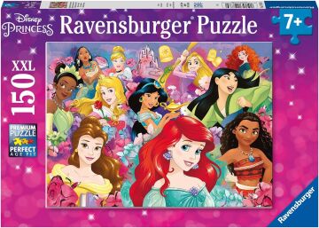 Ravensburger Çocuk yapbozu - 12873 rüyalar gerçek olabilir - Disney prenses yapbozu, 7 yaşından büyük çocuklar için, XXL formatında 150 parçalı